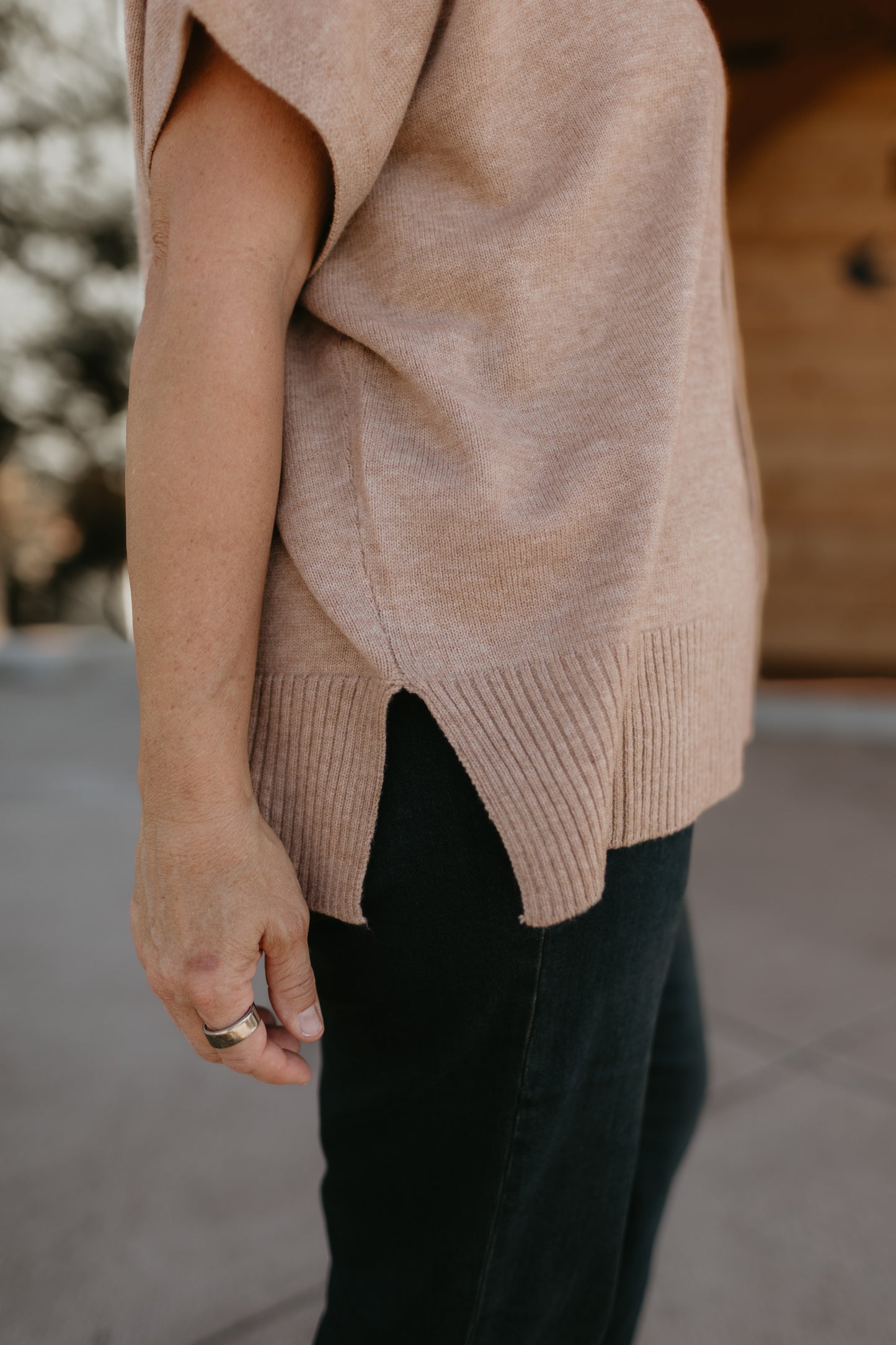 Gwyneth One Size Sweater in Camel | Kerisma