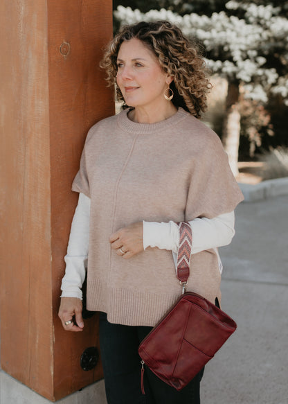 Gwyneth One Size Sweater in Camel | Kerisma