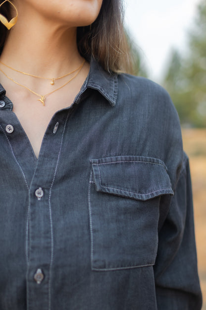 Adrianna Shirt in Ash | Dear John