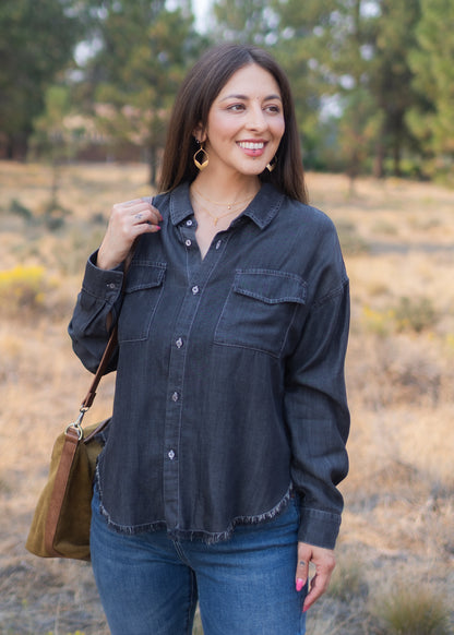 Adrianna Shirt in Ash | Dear John