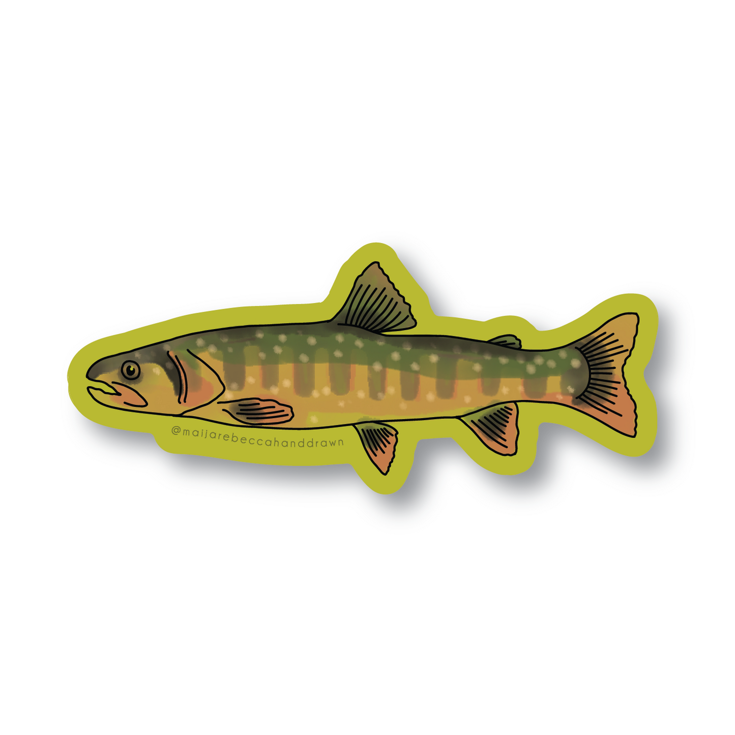 Trout Fish Sticker