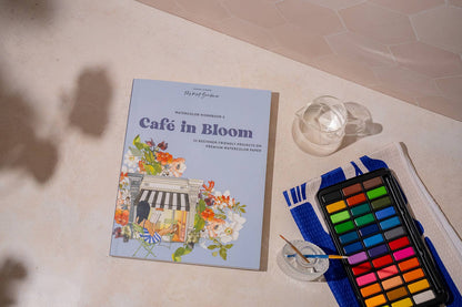 Café in Bloom Watercolor Workbook