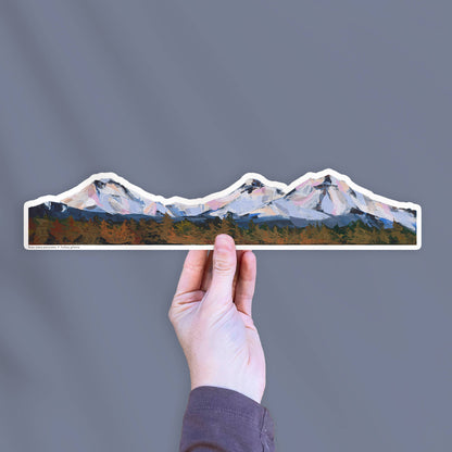 Three Sisters Panorama Bottle Wrap Vinyl Sticker