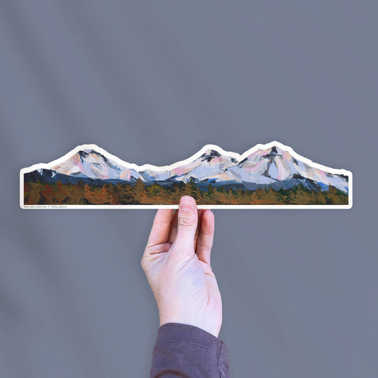 Three Sisters Panorama Bottle Wrap Vinyl Sticker