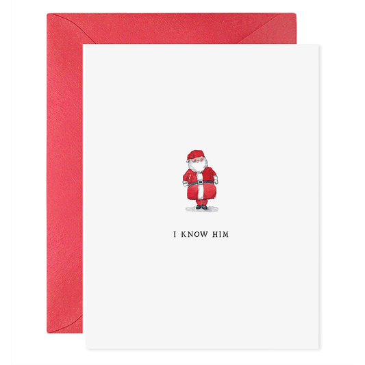 I Know Him Christmas Card