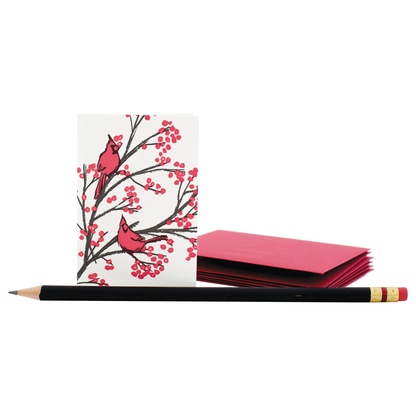 Mini Cardinals Enclosure Card