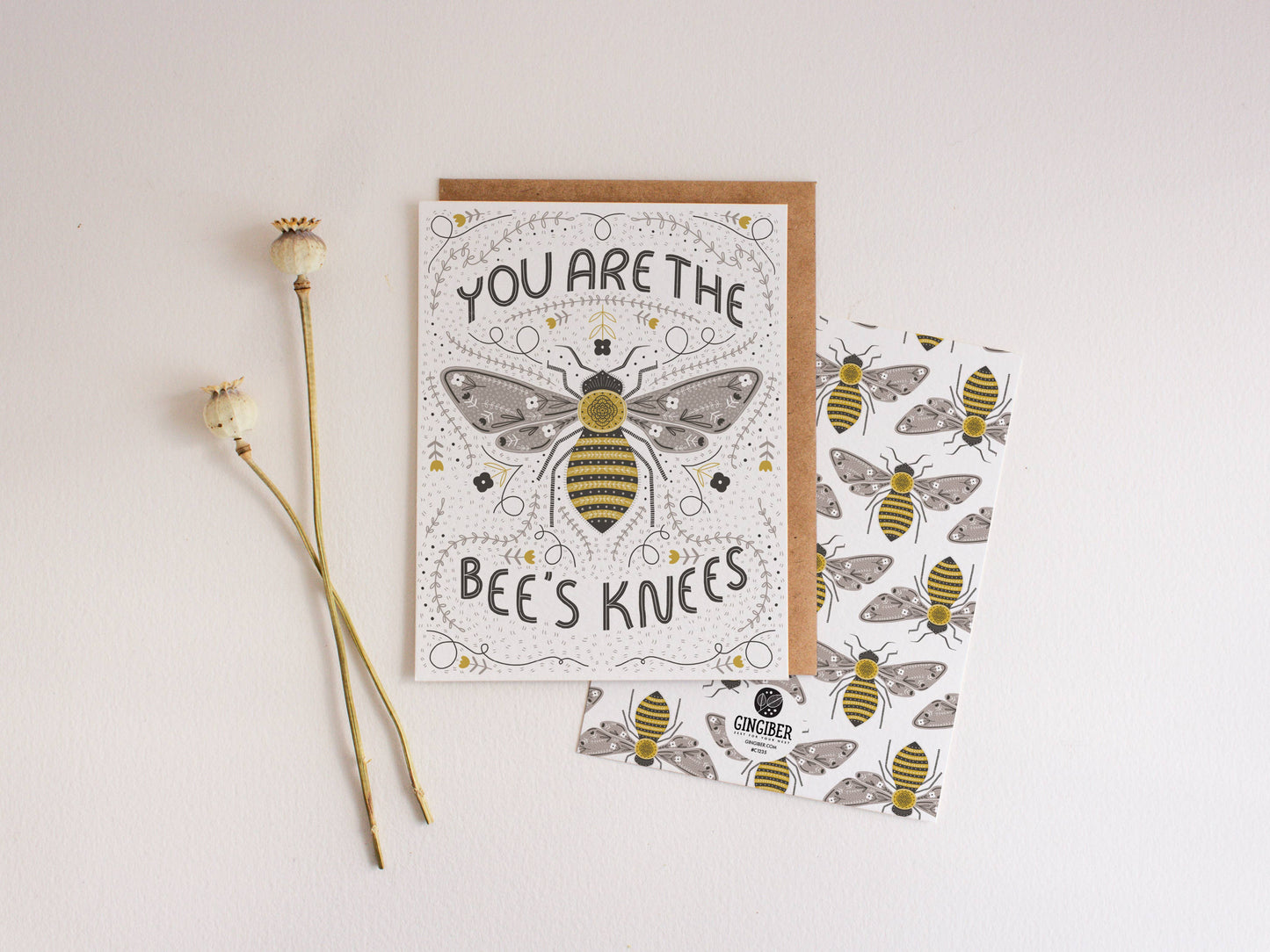 Bee's Knees Thank You Card
