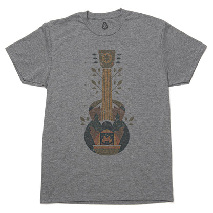 Mountain Guitar T-Shirt in Gray