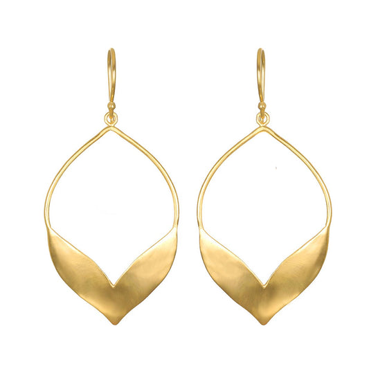Fluttering Petals Gold Earrings | Satya