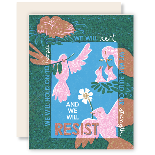 Rest, Build, Hold, Resist Card