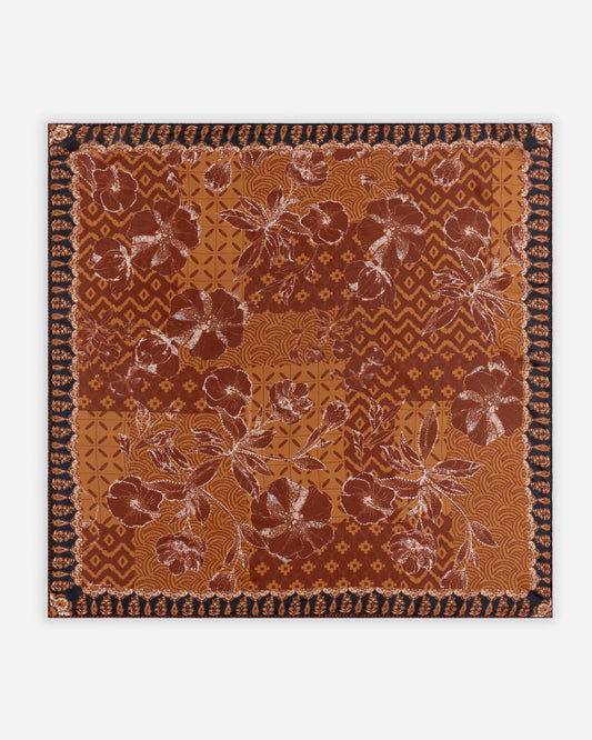Square Silk Scarf in Monitclarie | Johnny Was