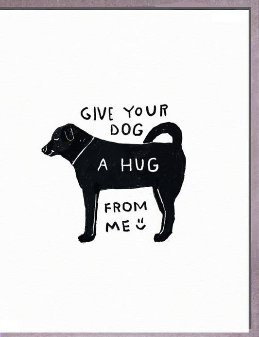Dog Hug Card