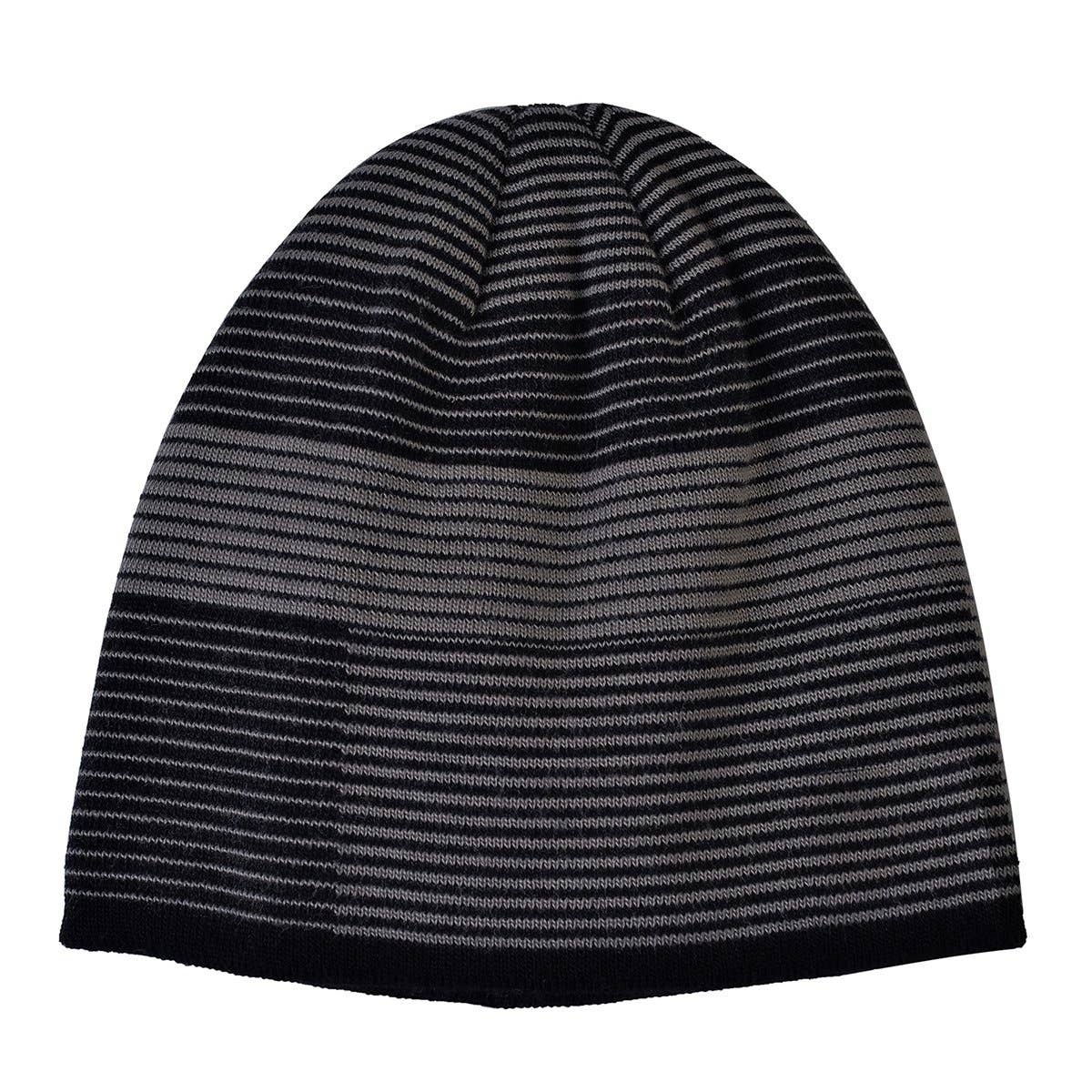Huntington Lined Beanie in Black