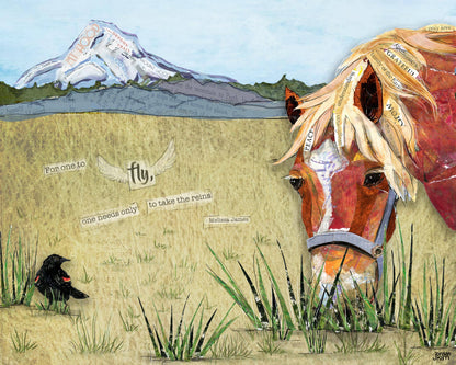 Hood Horse Greeting Card