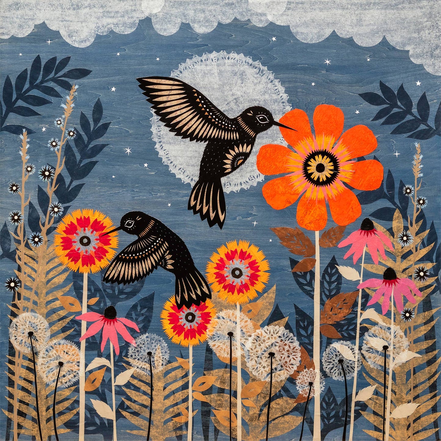 Silent Stars At Night II 8 x 8 Print