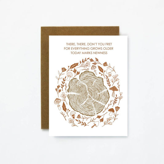Tree Rings Birthday Card