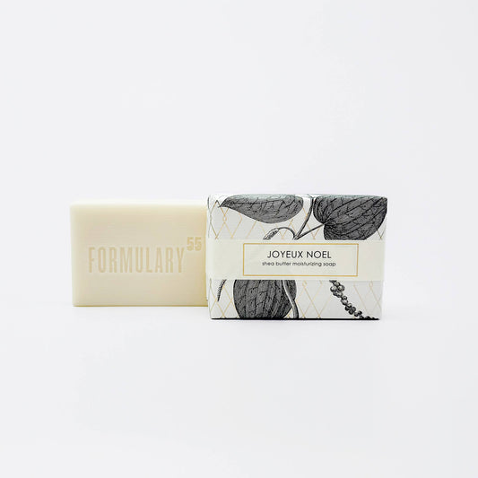 Joyeux Noel Soap Bar in Gold Leaf Design