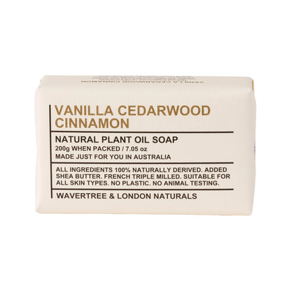 Vanilla Cedarwood Natural Soap Bar