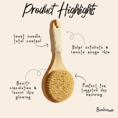 Bamboo Mini Dry Brush
