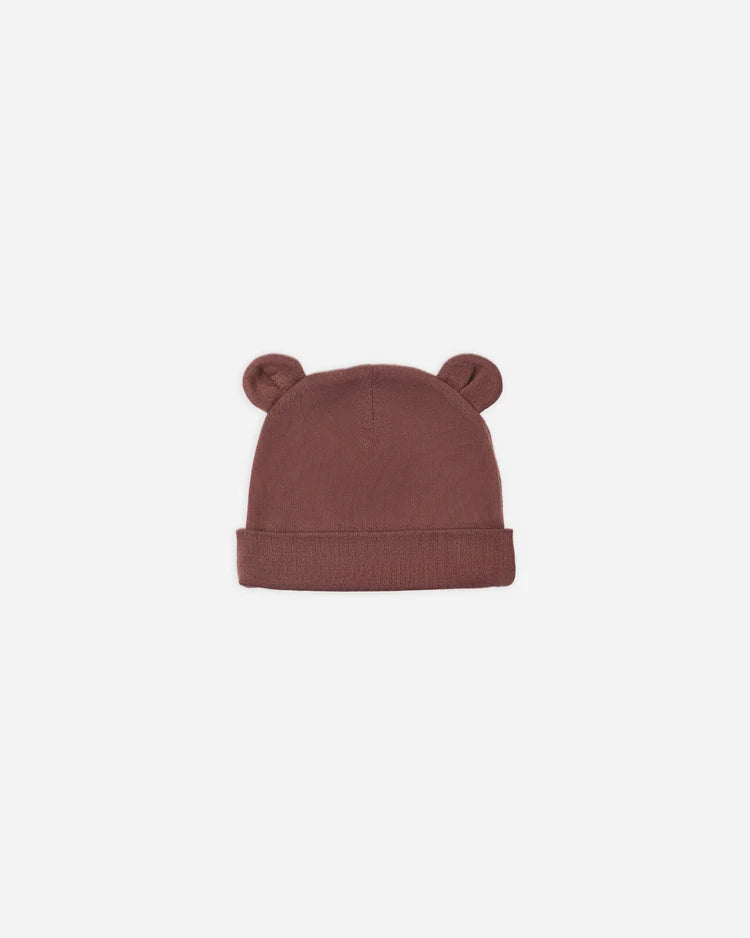 Black Cherry Bear Beanie