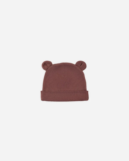 Black Cherry Bear Beanie