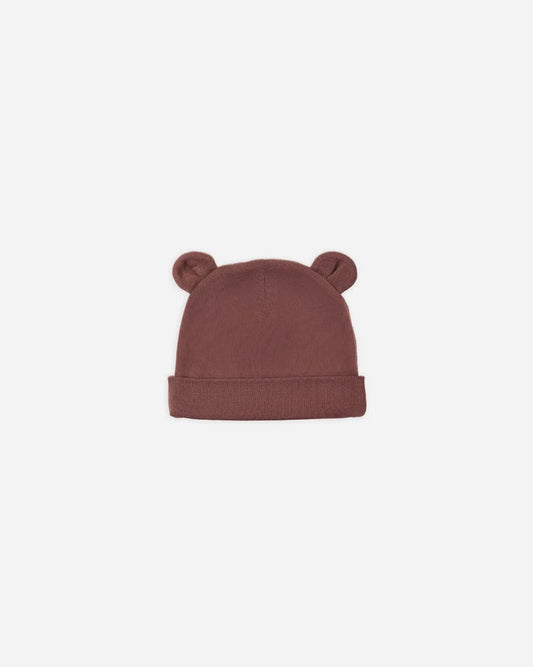 Black Cherry Bear Beanie