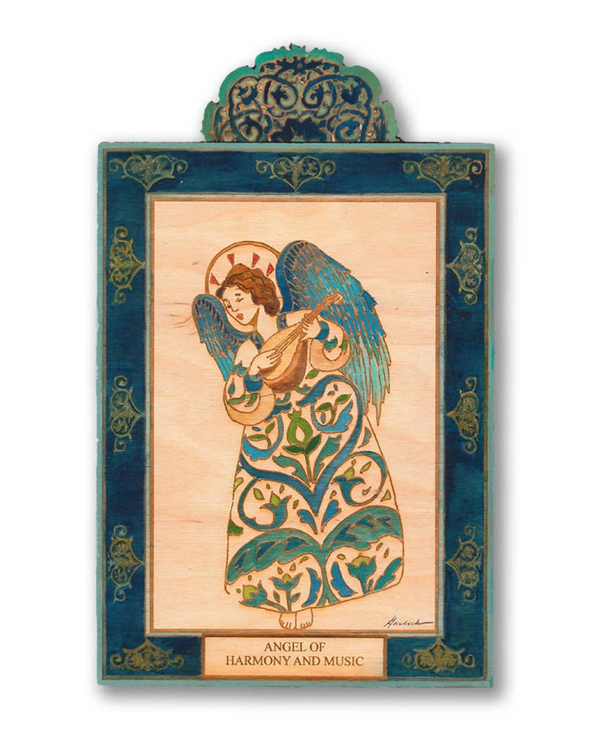 Angel of Harmony & Music Pocket Plaque