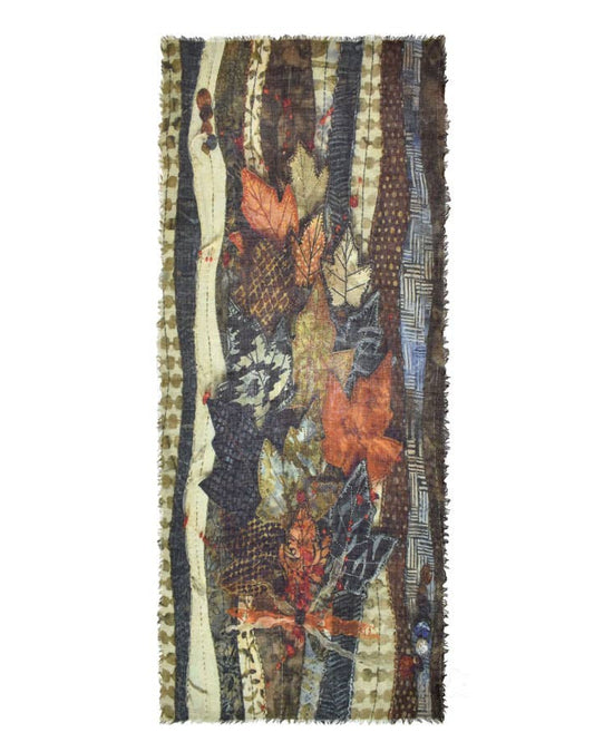 Montana Autumn Collage Scarf