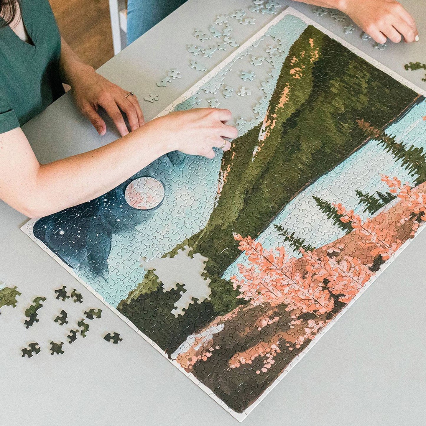 Alpine Moon 1000 Piece Puzzle