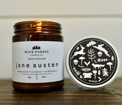 Jane Austen Candle