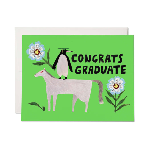 Penguin Pomp Grad Card