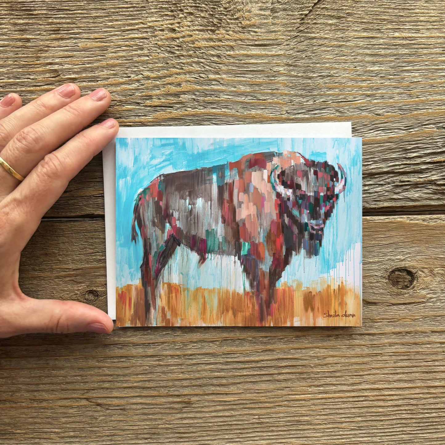 American Bison Card