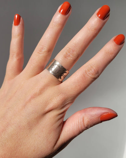 Stamped Cigar Band Ring | CLP