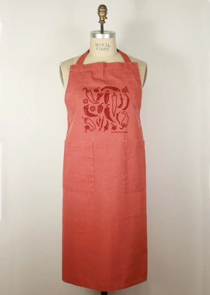 Stonewashed Chile Apron