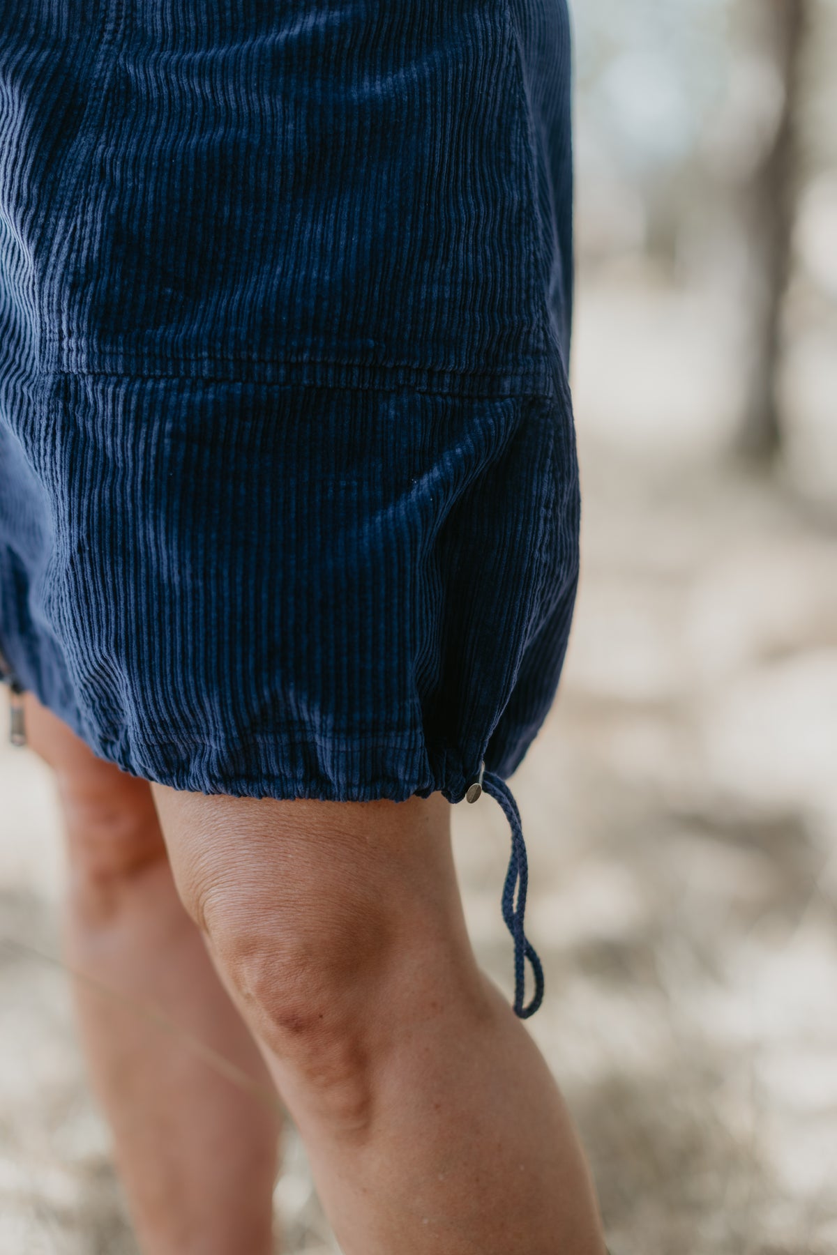 Uzma Corduroy Dress in Navy | Wearables
