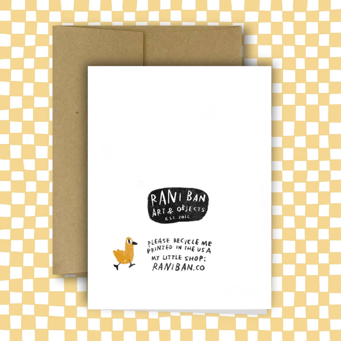 Ducks in A Row Card