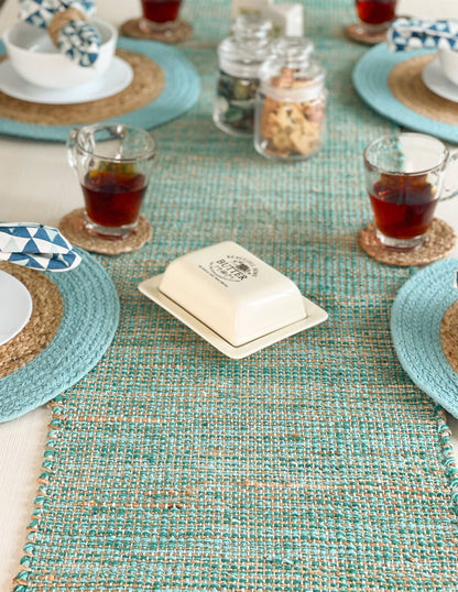 Turquoise Table Runner