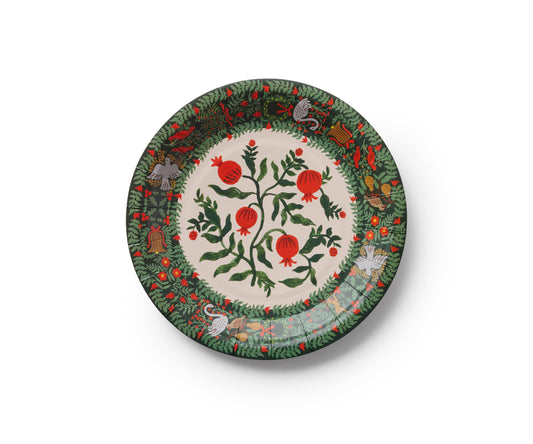 Christmastide Small Paper Plates