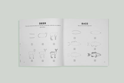 Mushrooms & Woodland Creatures: Kids How to Draw Book