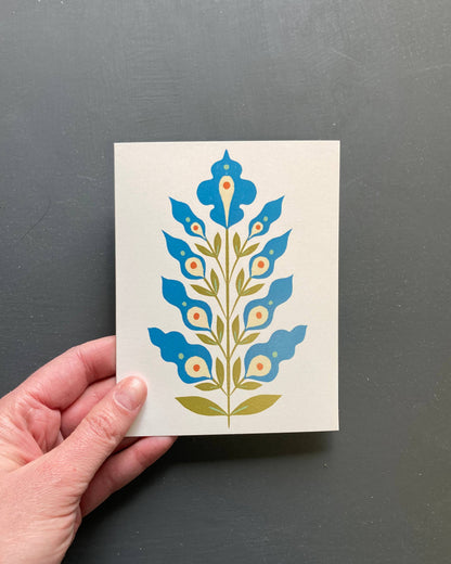 Floral I Blank Card