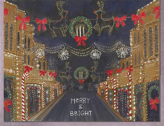 Reindeer Lights Card