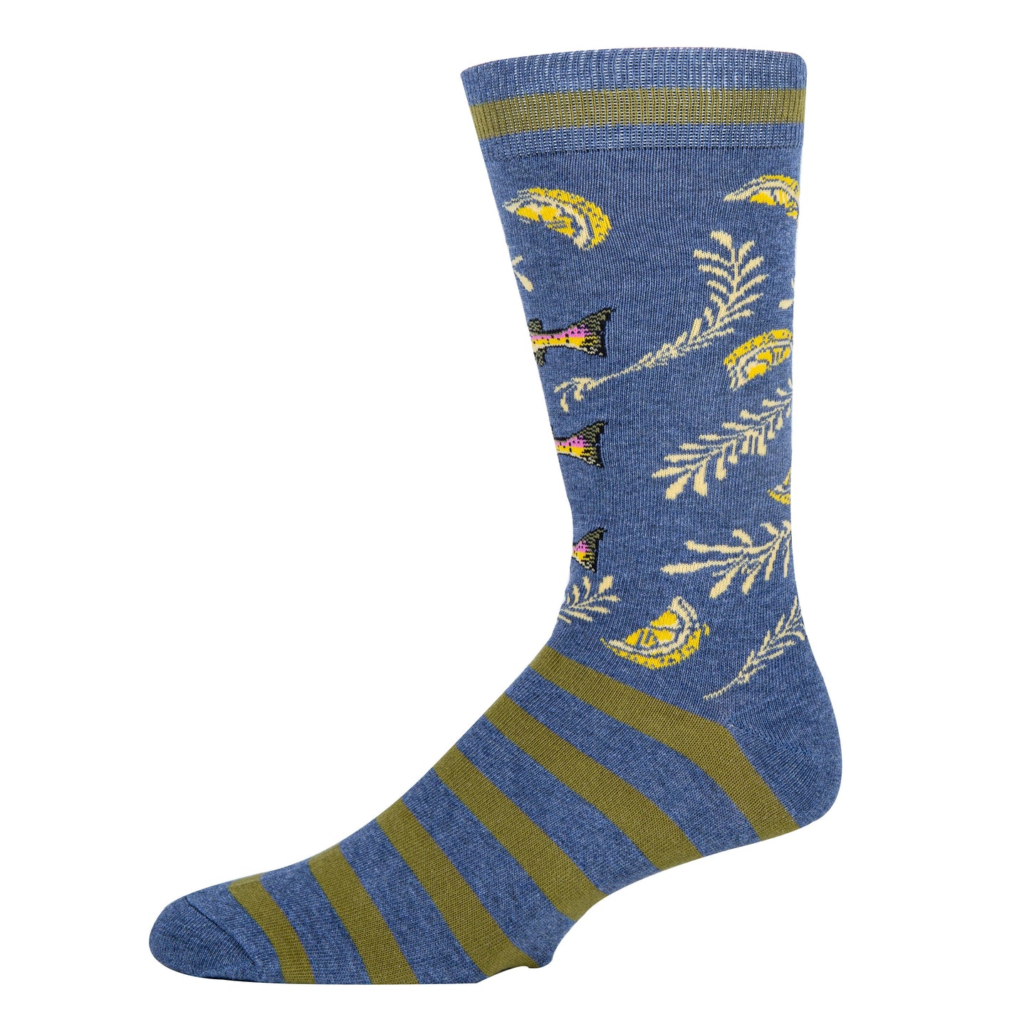 Water Trails Men's Crew Socks