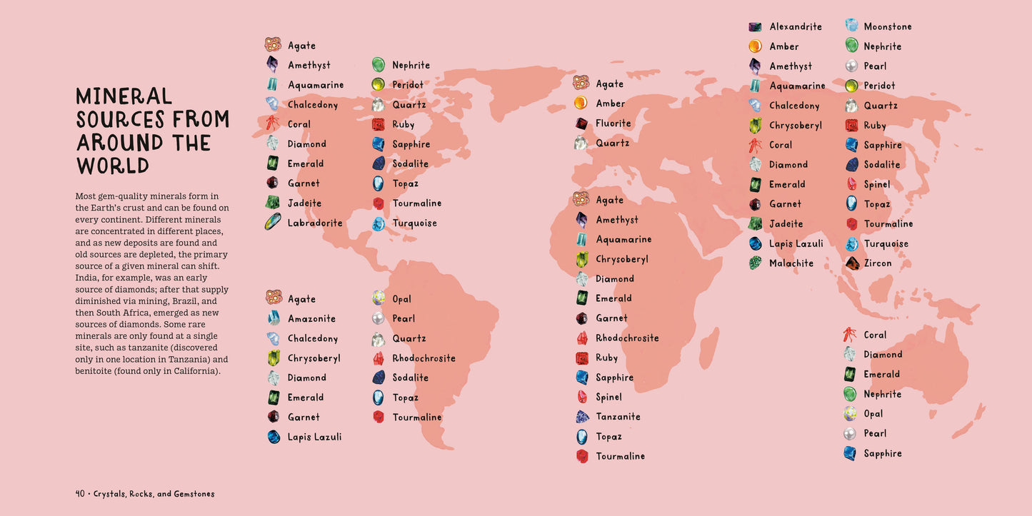 Crystals, Rocks, and Gemstones Book