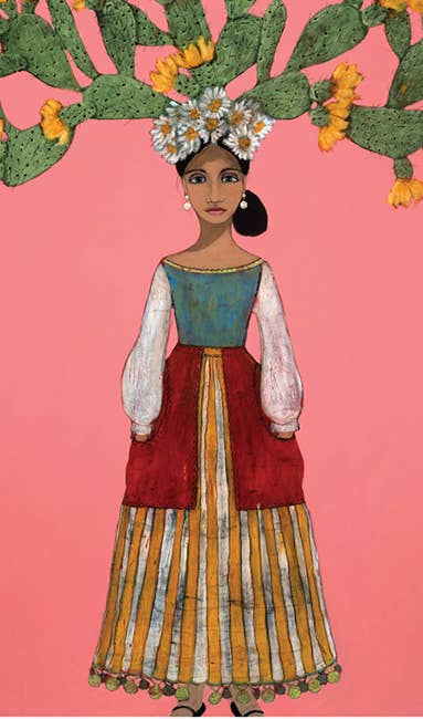 La Flor de Elza Greeting Card