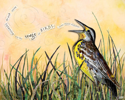 Western Meadowlark Greeting Card