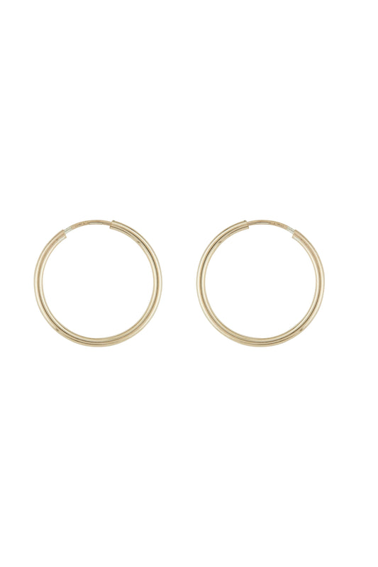 Gold Filled Endless Hoop - 16mm