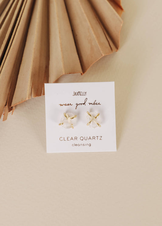 Clear Quartz Prong Posts
