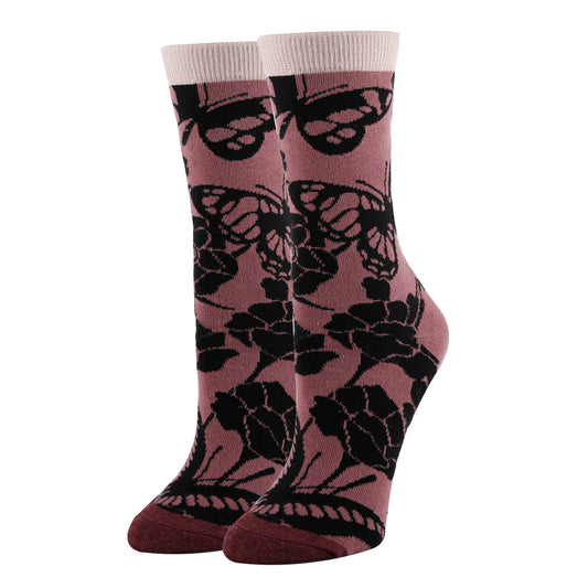 Blossom Print Bamboo Socks