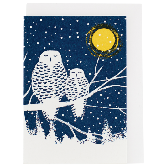 Mini Peaceful Owls Enclosure Card