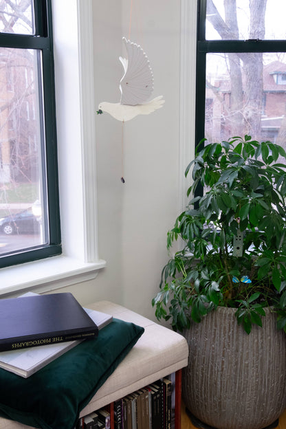 Peace Dove Flying Bird Mobile